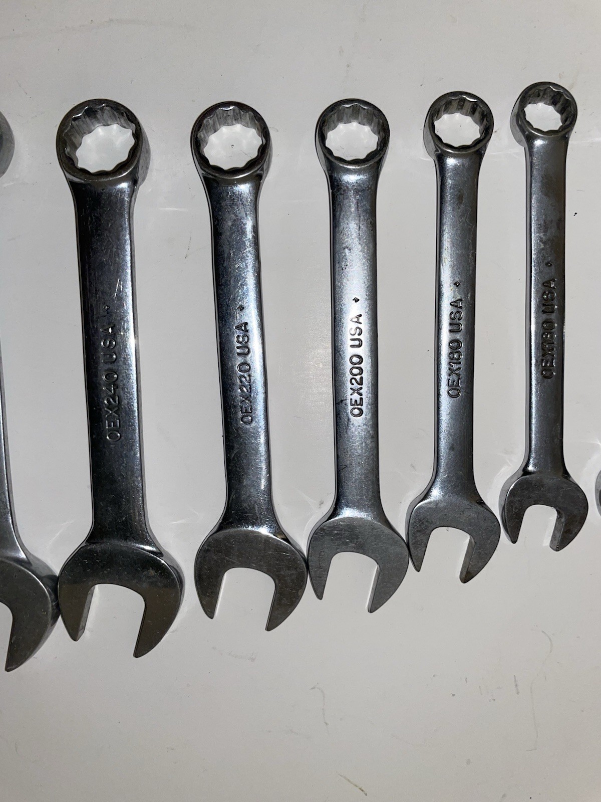 Snap On Wrench Set 12 Pt Flank Drive Combo Short OEX 100 – 320 SAE 5/16 to 1