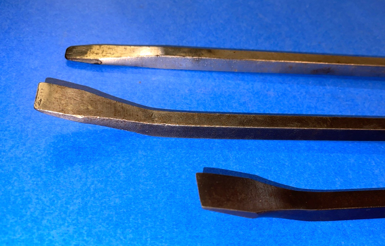SNAP-ON TOOLS 5 PIECE OLDER PRYBARS & LARGE SCREWDRIVER