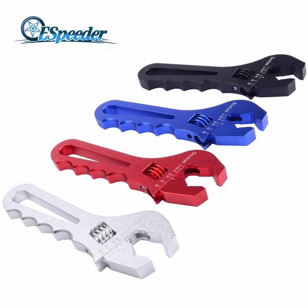 Adjustable Wrench 3AN-16AN Aluminum Spanner Tool For Hose End Fitting Hose Line
