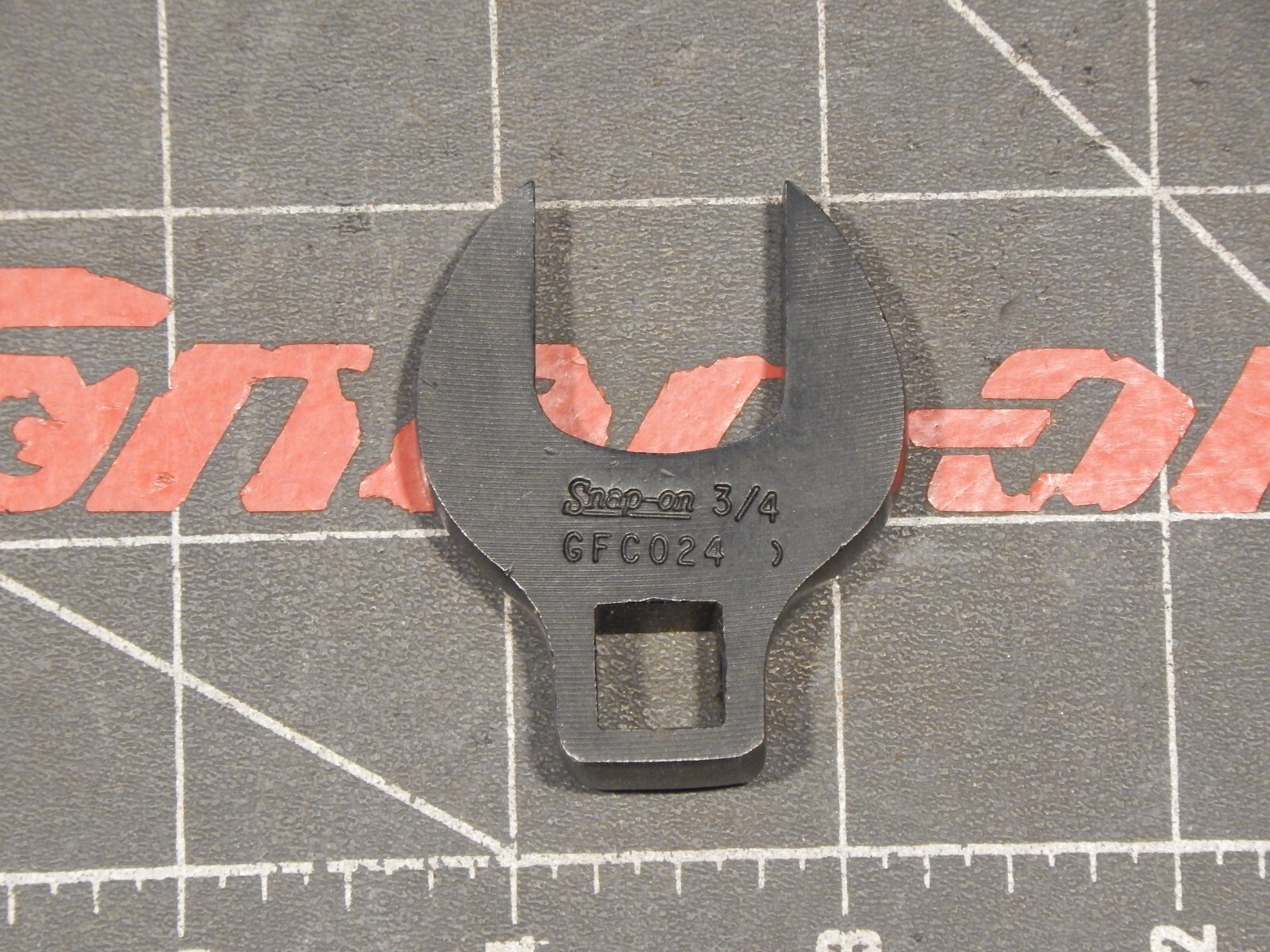 Snap On Industrial 3/8″ Drive Open End Crowfoot Wrench 3/4″ GFCO24 FCO24 Dr 1991