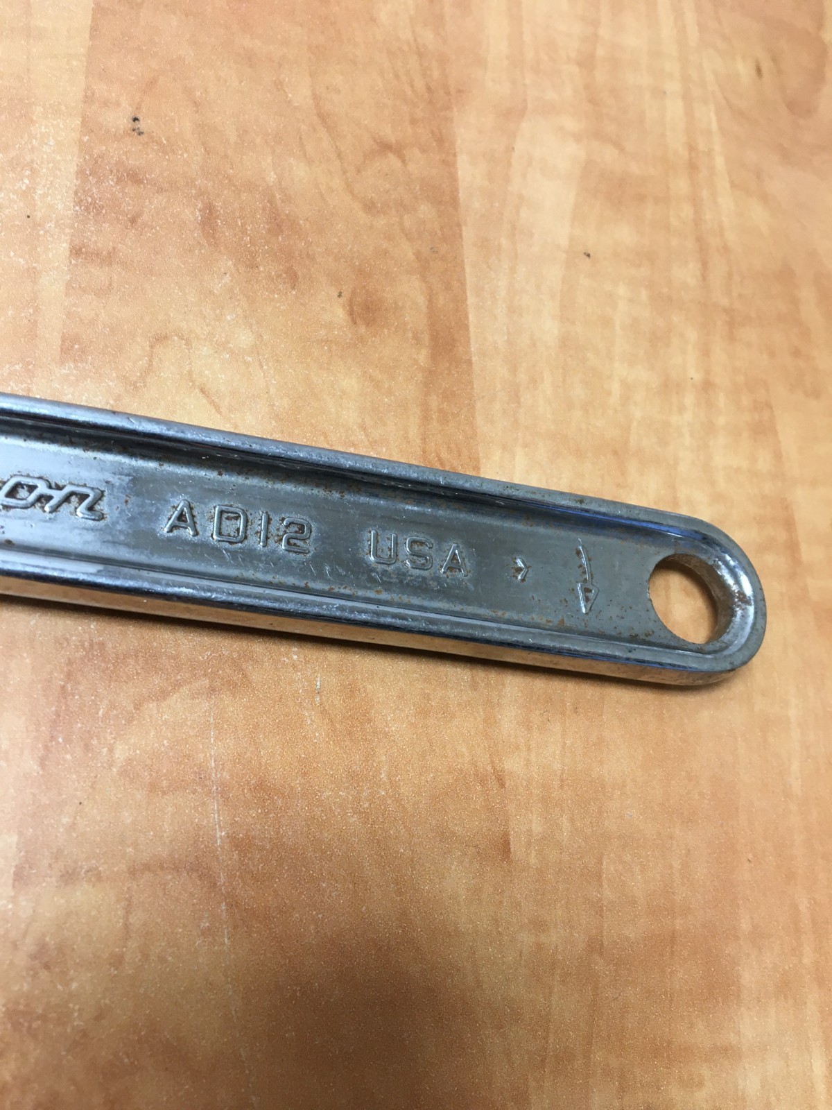 Snap On 12″ Adjustable Wrench AD12 Made in USA