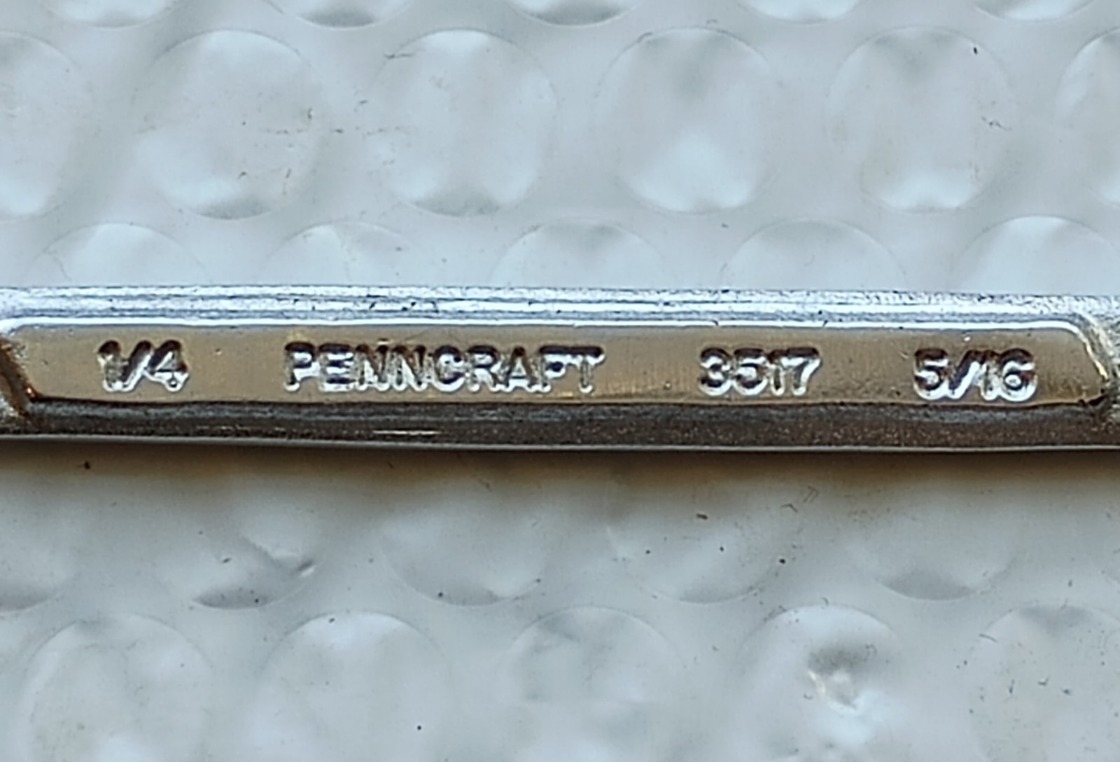 PENNCRAFT 3517, 1/4″ x 5/16″ DOUBLE OPEN-END WRENCH, 4.3″ LONG *USA MADE*