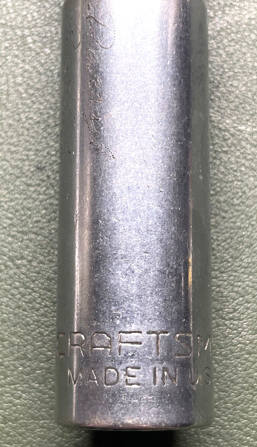 CRAFTSMAN VINTAGE 1/2 x 1/2 DR. 12 PT. Deep Socket – Made in USA