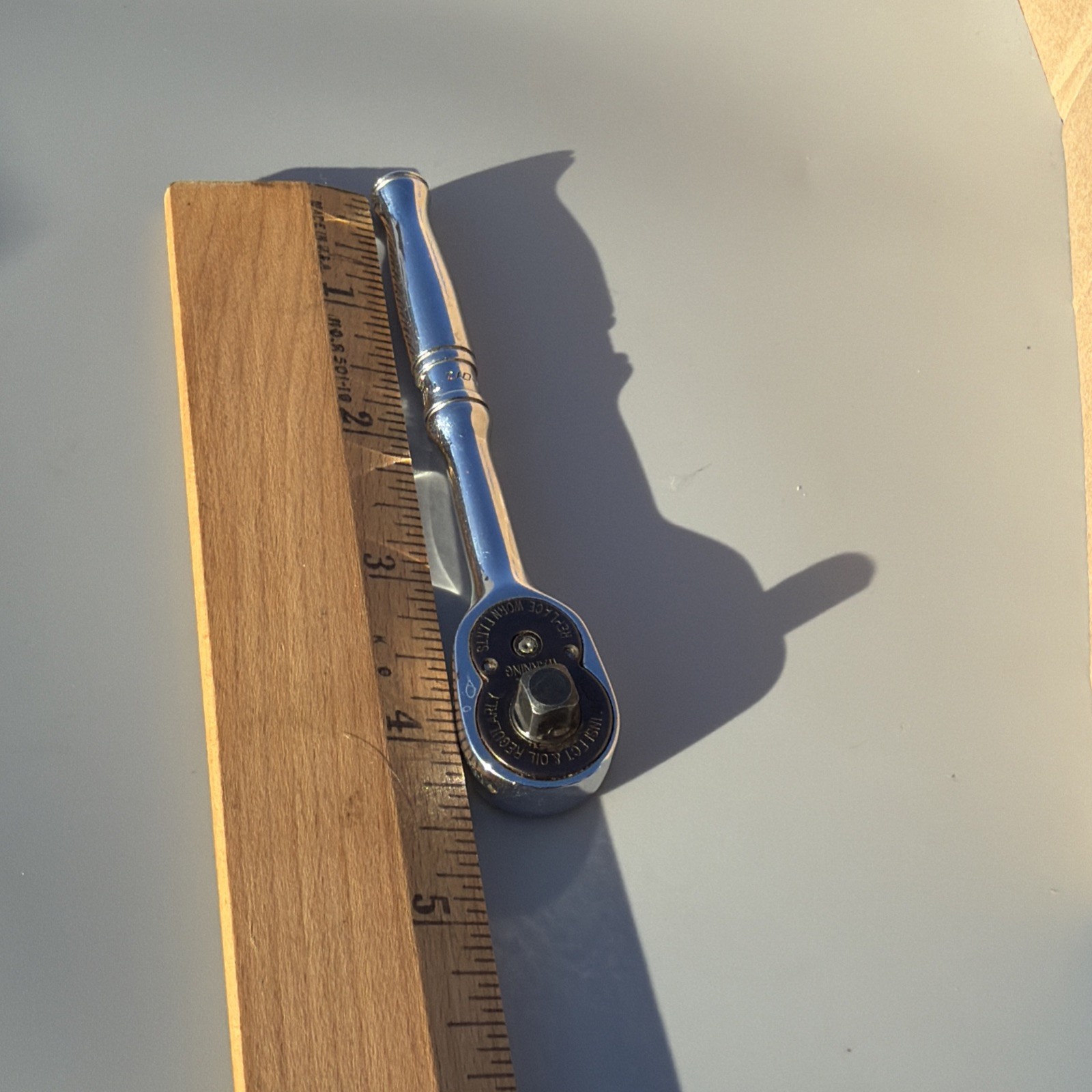 Snap On 1/4″ Ratchet TM70C Stubby 4.25 Inch Long