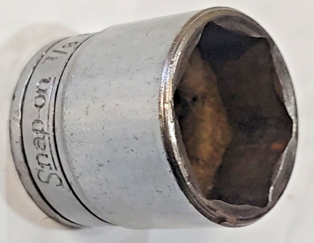 Snap-on FS281 3/8″ Drive 7/8″ Standard Flank Drive Socket 6-point Made in USA