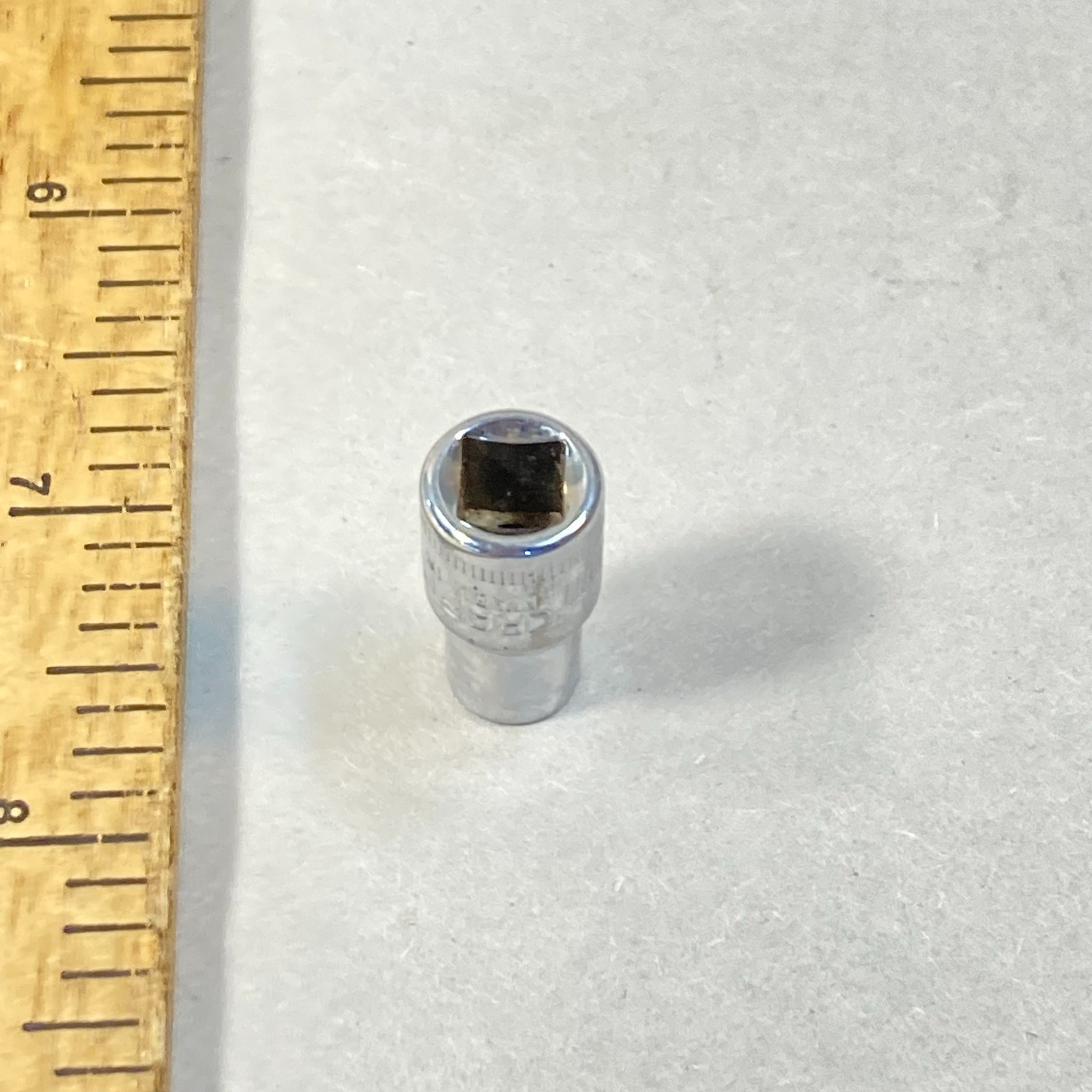 Craftsman 6 mm Socket Metric 1/4″ Drive 6 Point -V- #43502 USA