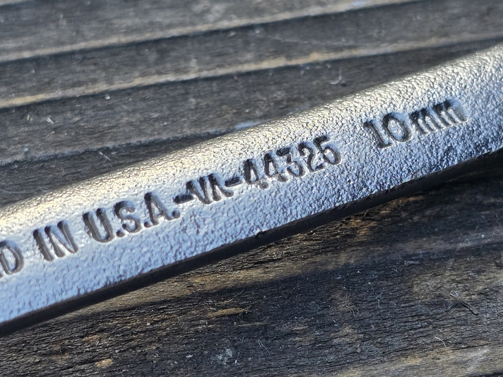 Craftsman USA 10mm x 11mm Double Offset Box End Wrench VA 44325 12 Point