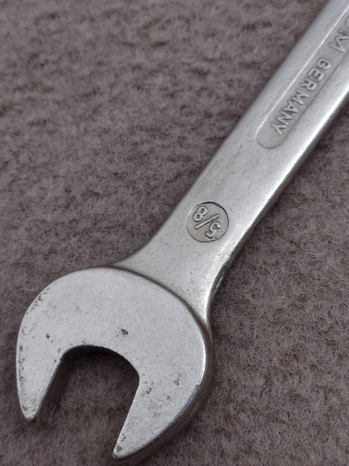 Vadimonium 5/8″ x 3/4″ Double Open End Wrench Germany German Made Standard Tool.
