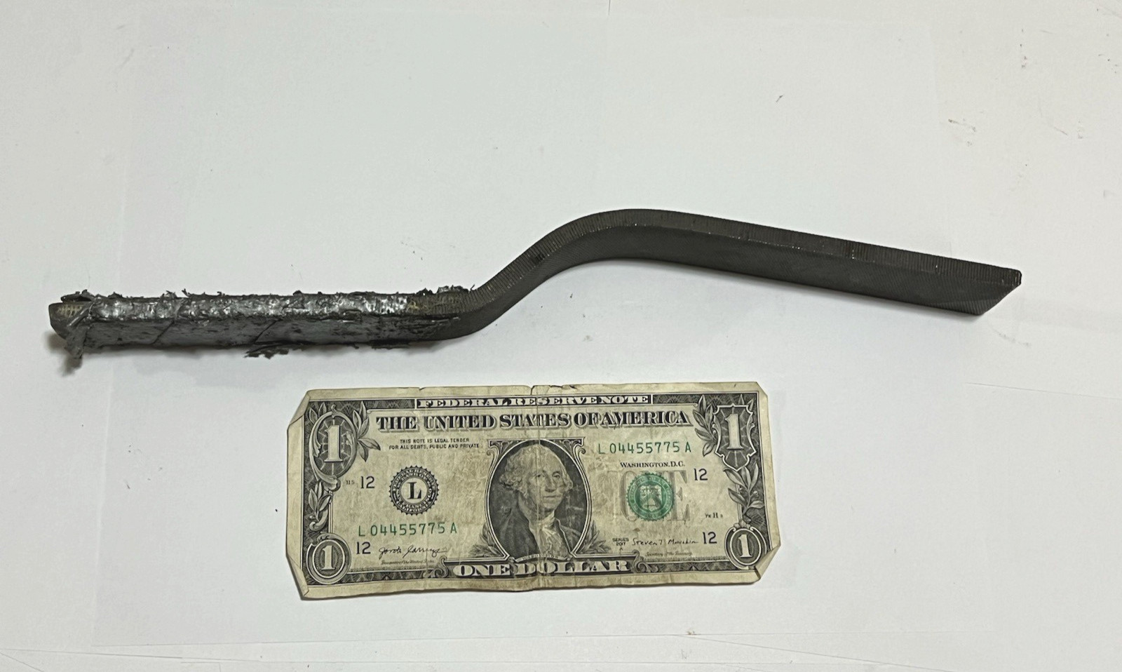 Vintage Slapper File Coarse Flat Curved Auto Body Repair Spoon Dolly 12″ Long