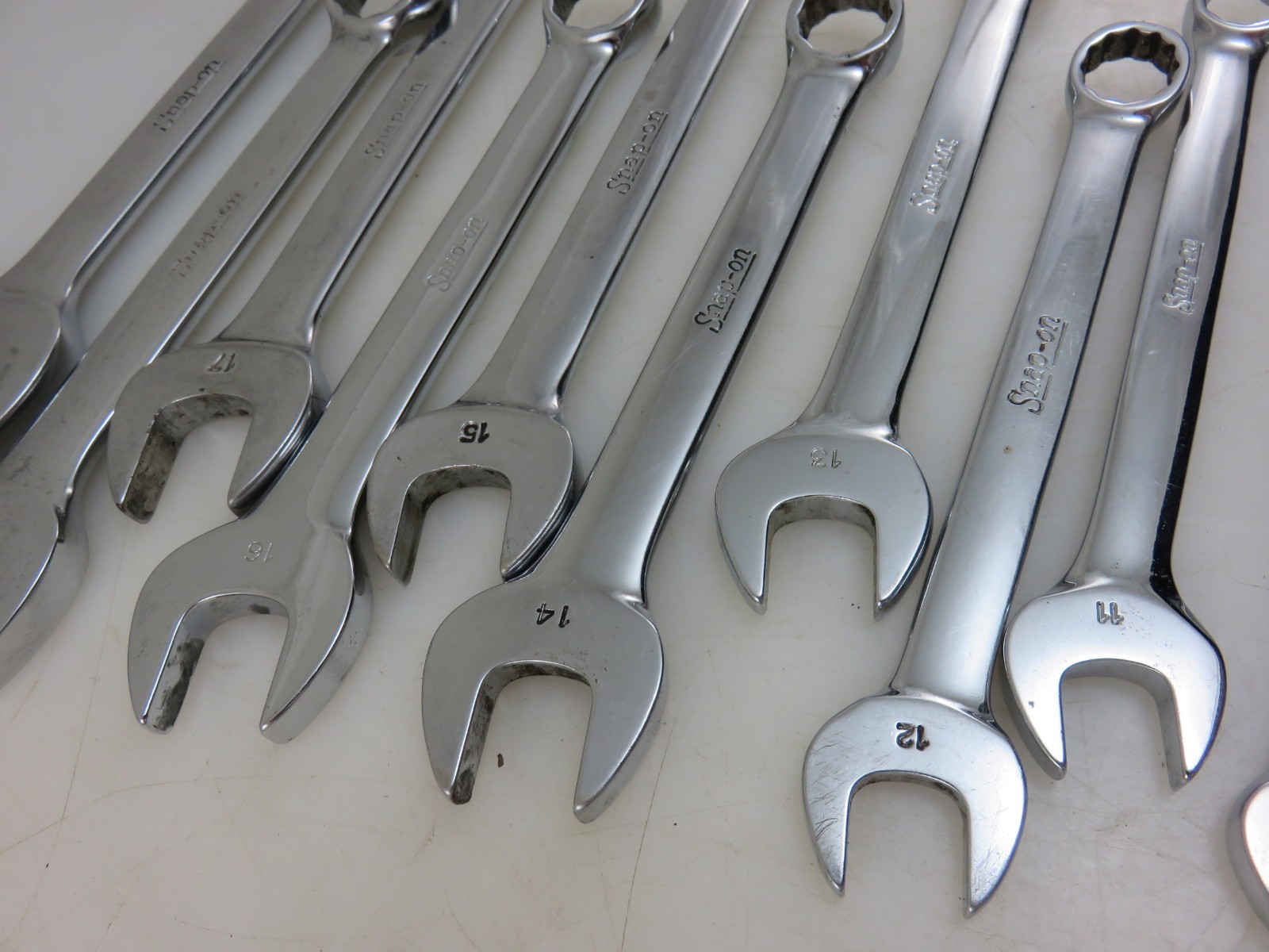 Snap-On OEXM SHORT Metric Combination Wrench 6mm-18mm 14pc Set Vintage USA