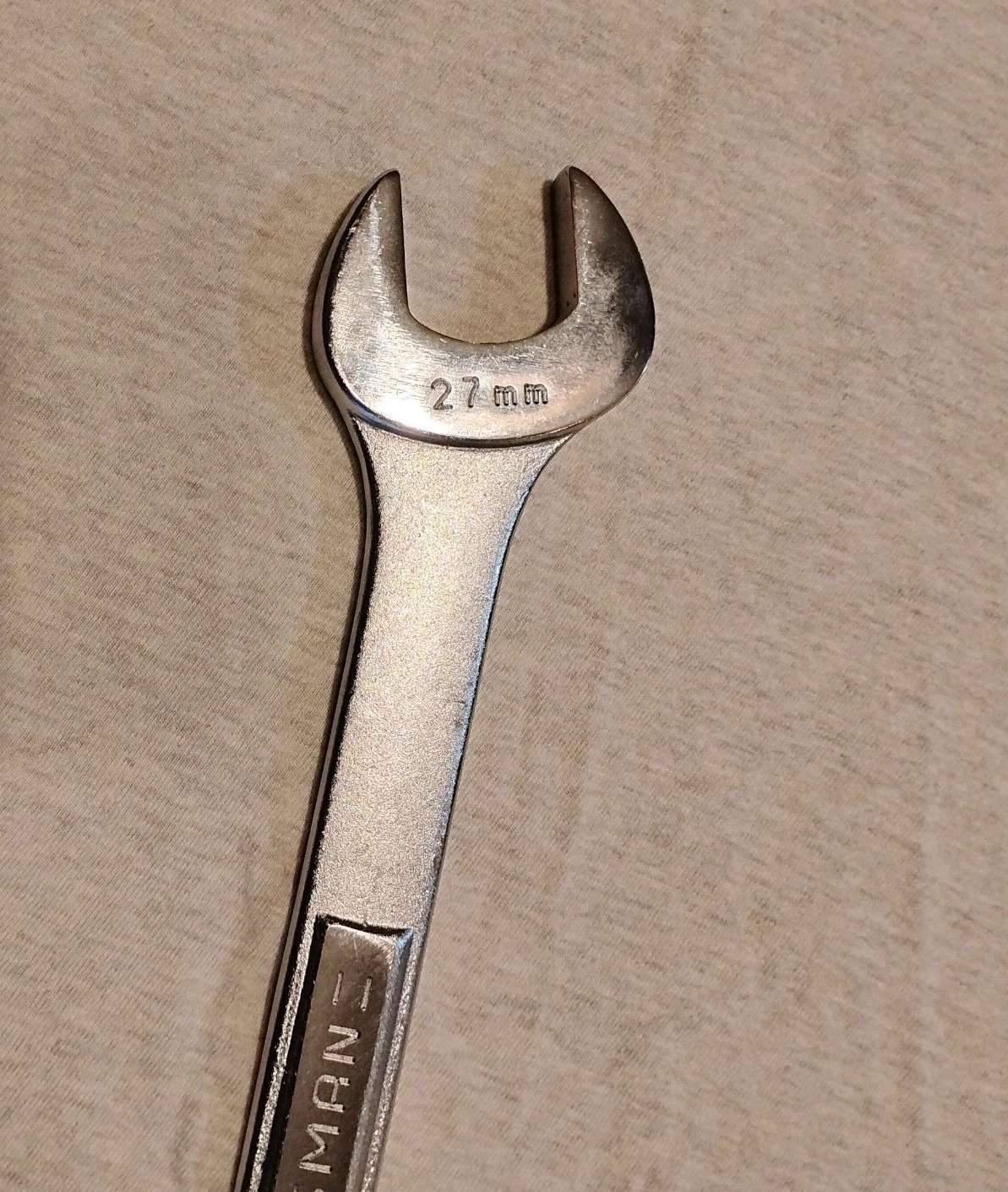 Craftsman 27mm Metric Combination Wrench 12pt 27 mm Forged Steel Tool CMMT 42933