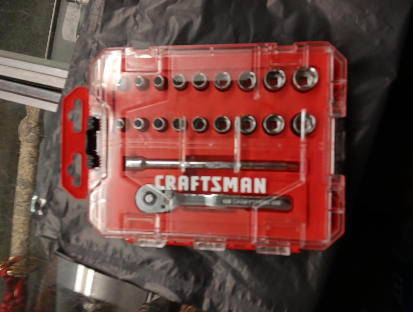 CRAFTSMAN 18 pc 1/4 Drive Ratchet Socket Set SAE MM 6pt 18