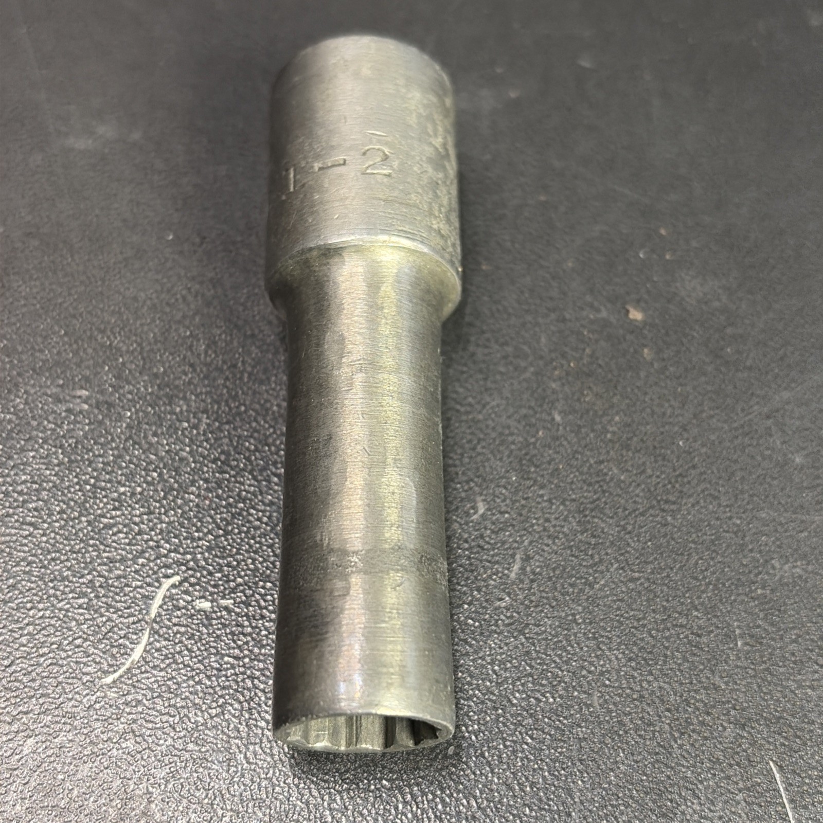 1930’s Thorsen 1-2 Deep Socket 1/2” Drive 12 Point Circle TT Logo