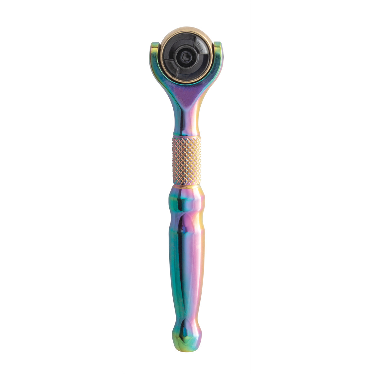 Titan 1/4 in. Drive Titanium Swivel Head Micro Ratchet