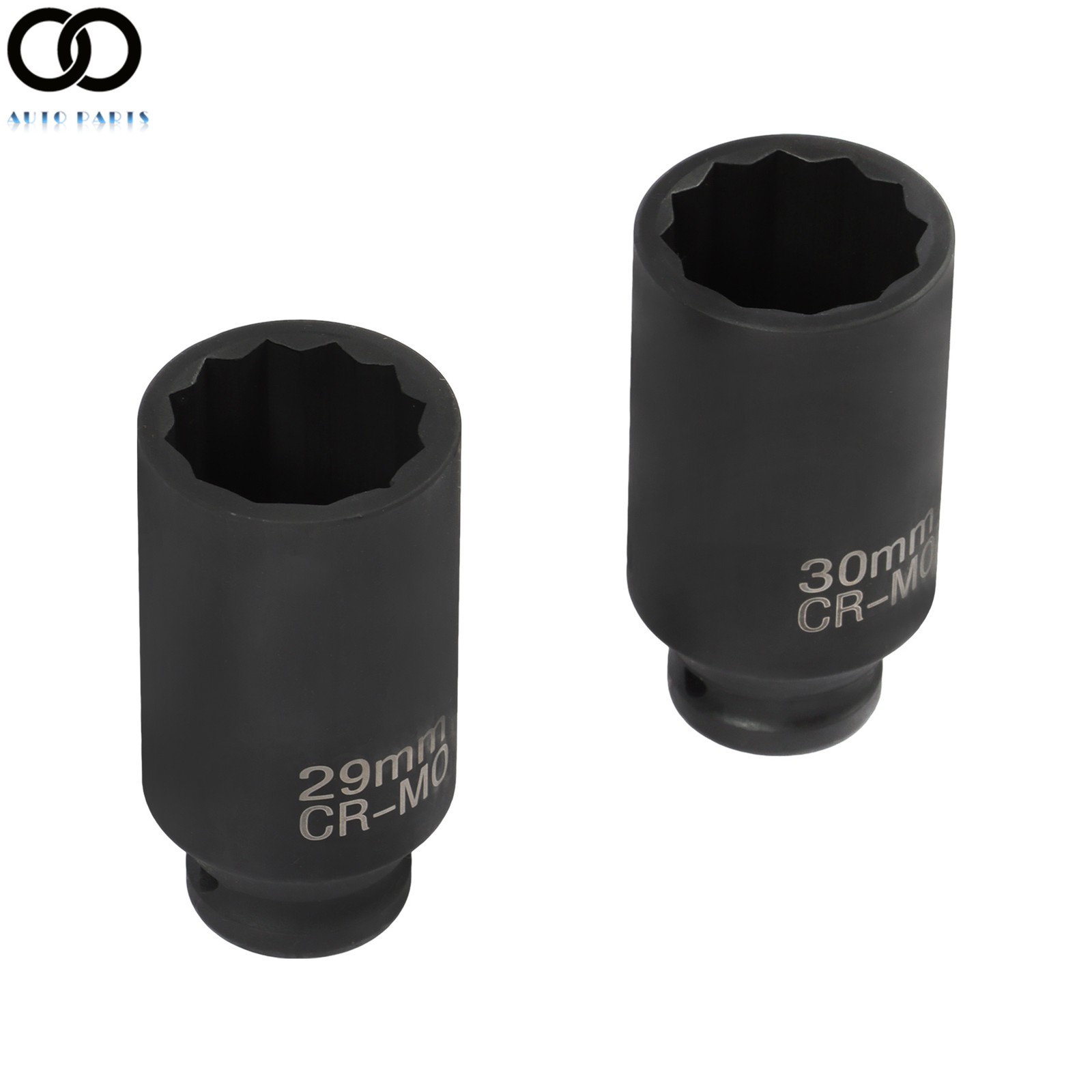 8Pc Axle Nut Socket Set 12 Point 1/2″ Drive 29-39mm for Toyota BMW Mercedes-Benz