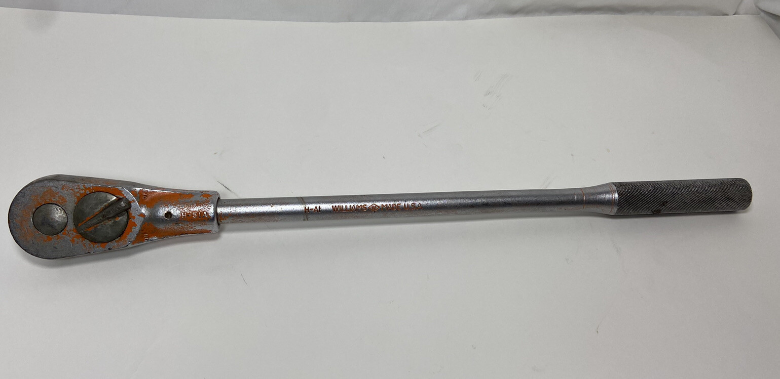 Williams H-51A 3/4 Drive Ratchet Head with Handle Made In USA