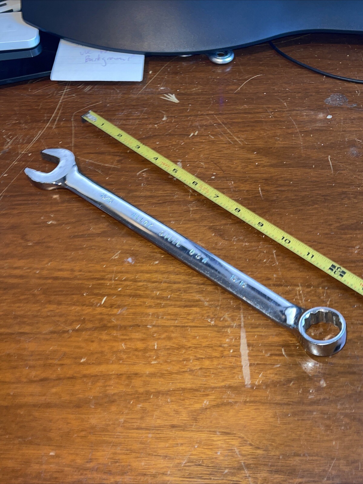 Vintage Blackhawk USA BW1169P 15/16 In SAE 12 point Combination Wrench Polish
