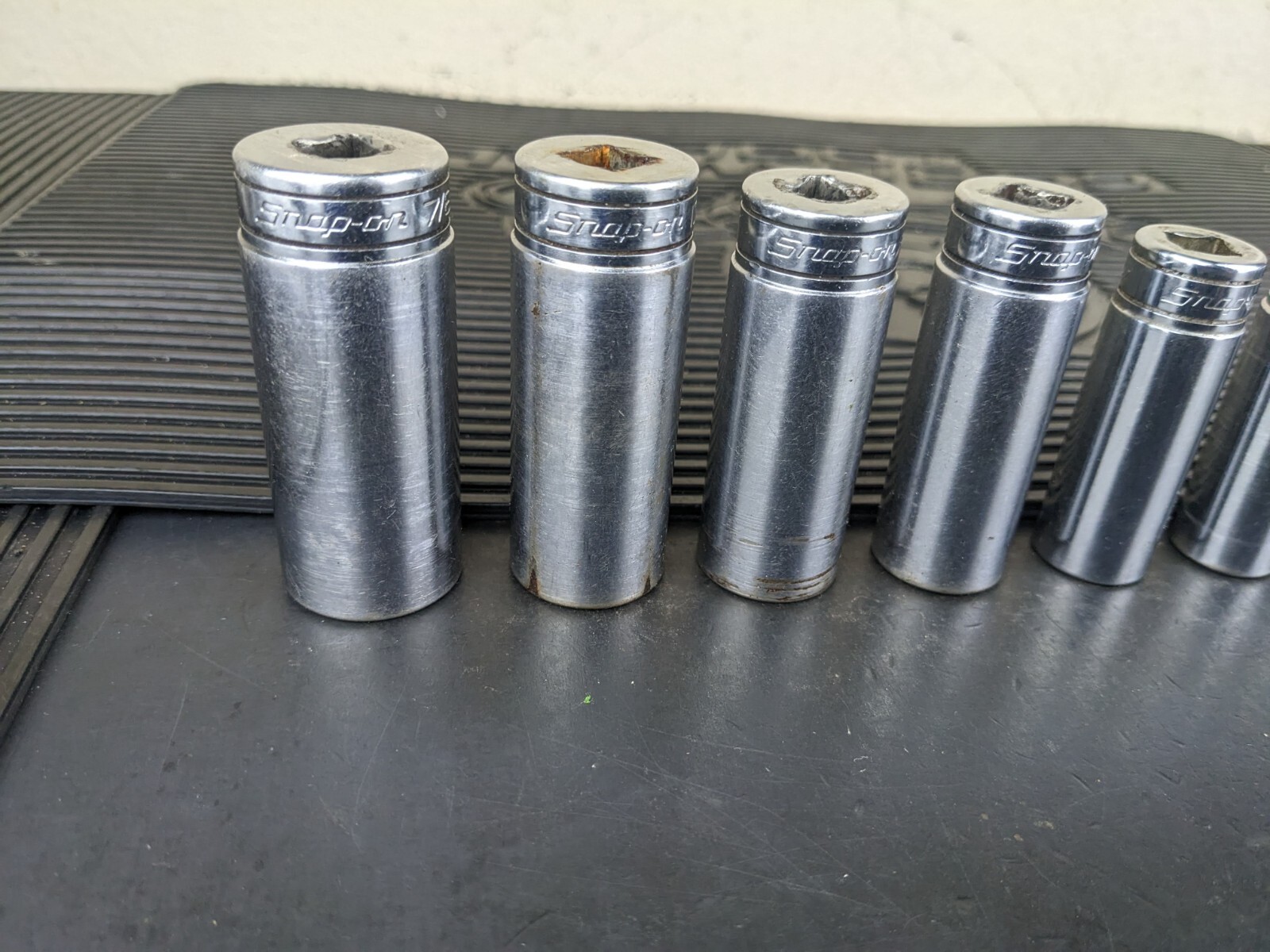 #bg224 Snap on Tools 211SFSY 3/8″ Drive Deep Chrome Socket Set Socket Set