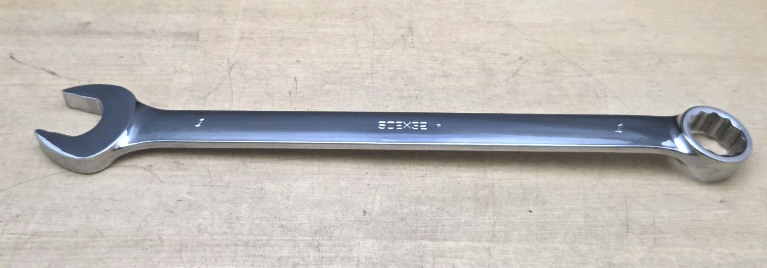 New Snap On SOEX32 – 1″ Standard Handle 12 Pt Chrome Combination Wrench