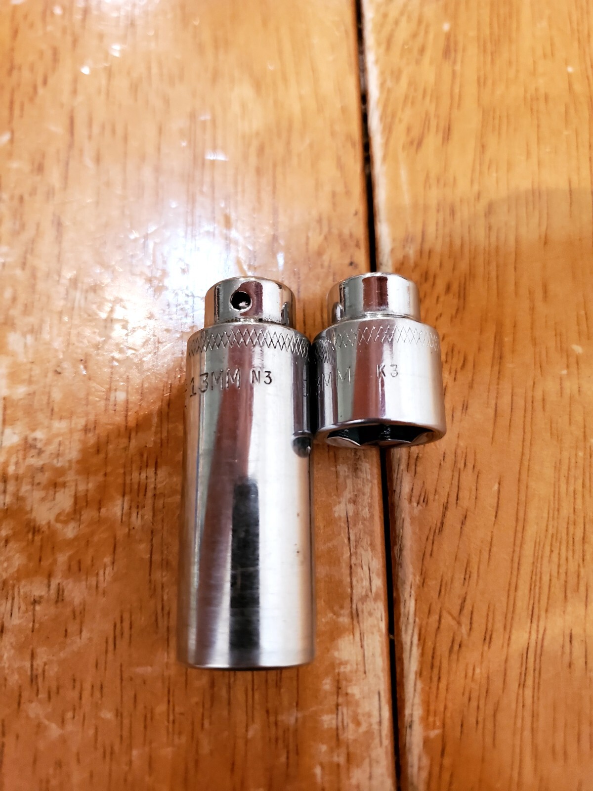 Mac Tools 1/4 Drive 13MM 6PT Shallow Deep Sockets Lot Of 2