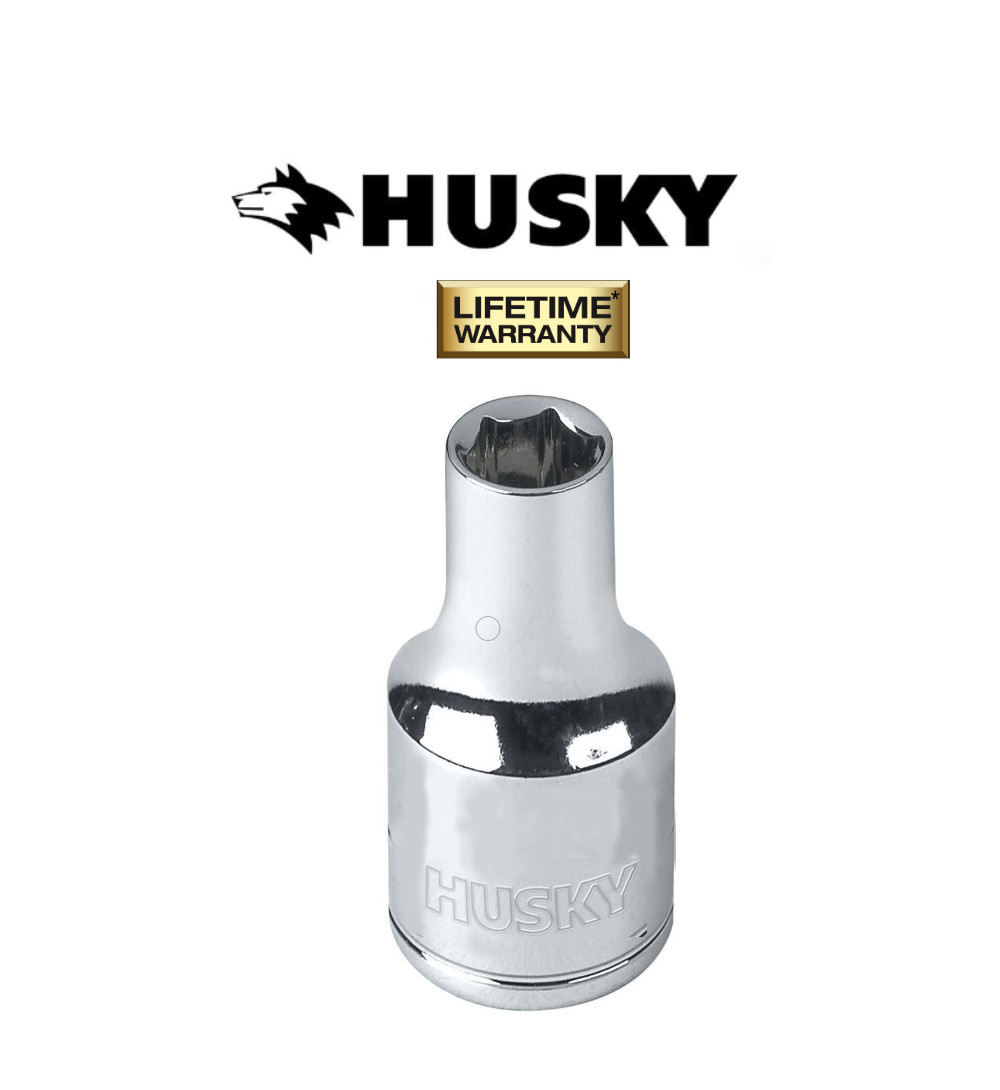 New Husky Socket 1/2″ Drive, 6 Point, Shallow/Standard SAE or MM Any Size
