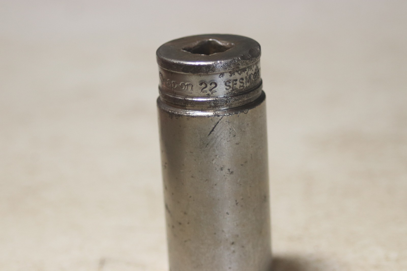 Snap On SFSM22 3/8 Inch Drive 22mm 6 Point Deep Socket