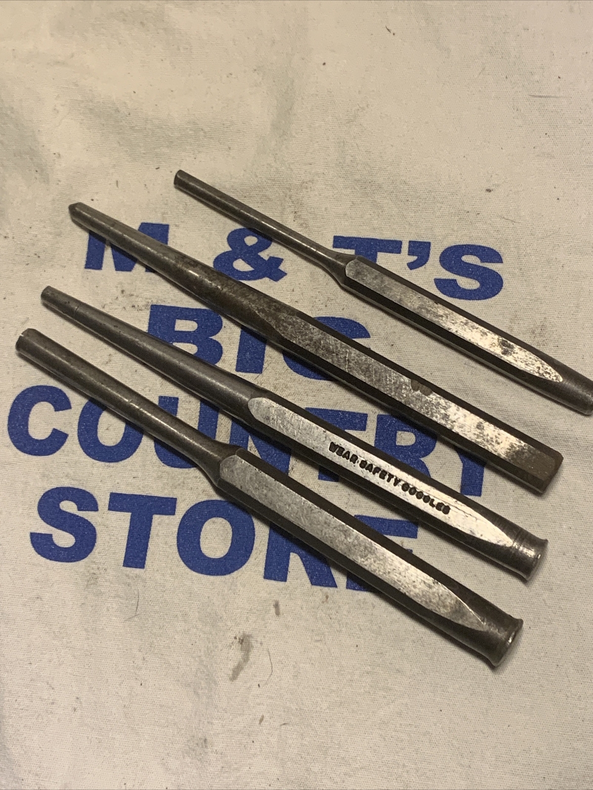 Snap-on Tools USA 4pc Starter Punch Pin Set PC206 PPC208 PPC110 PPC106