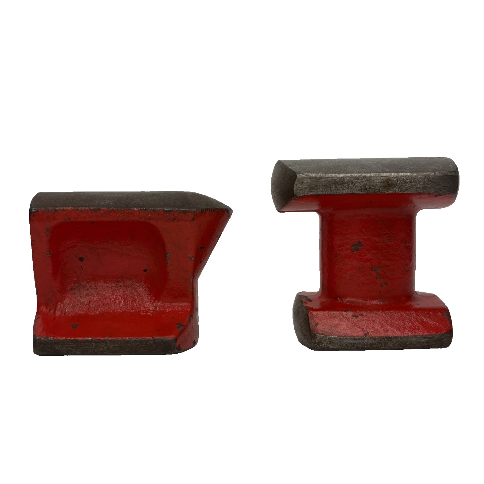Anvil Hand Dolly Set (2-Piece) – Good Condition, Forged, 1lb 12oz & 1lb 14oz