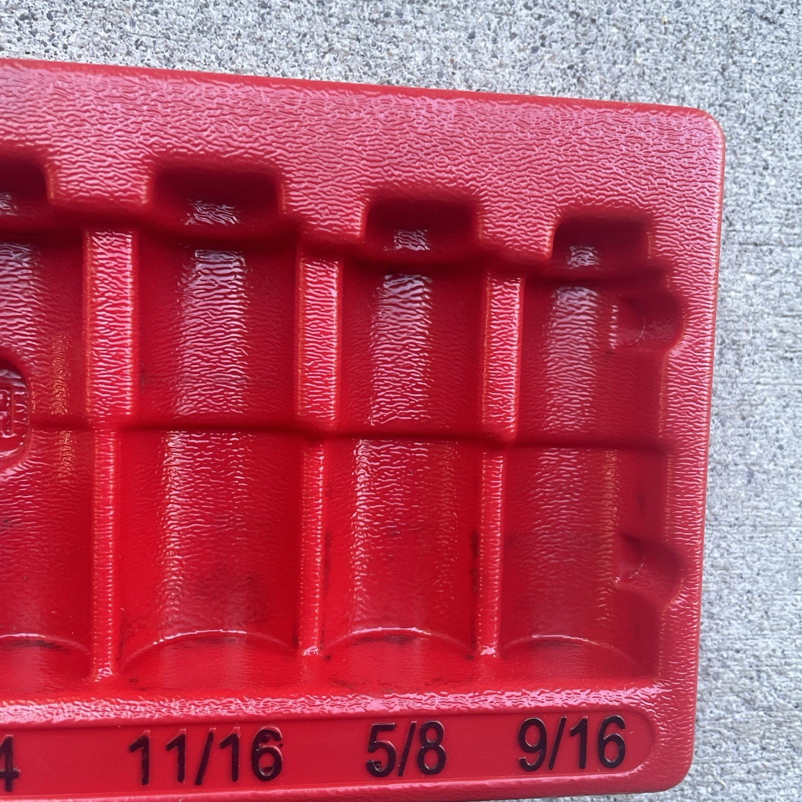 Snap On 1/2″ Drive Wobble Sockets SAE 9/16 to 1 1/8 Inch Set 3071PLY–Missing 1