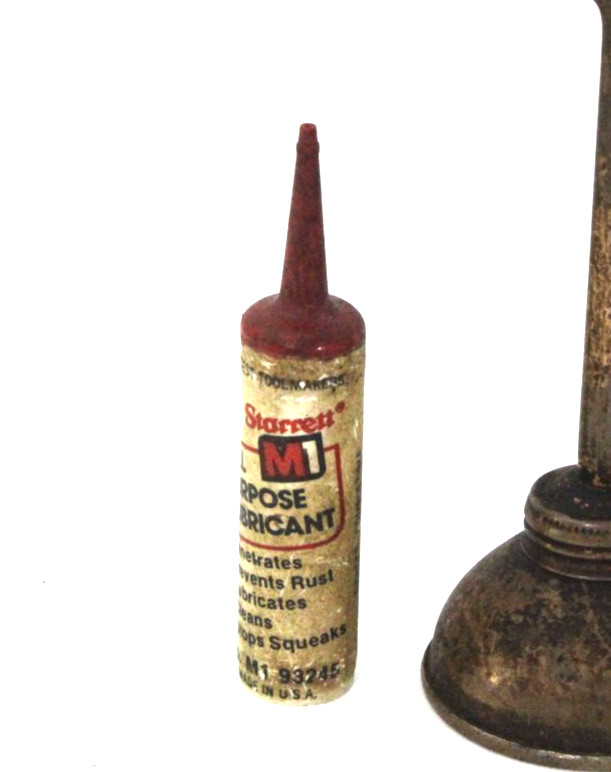 RIGHT OUT OF THE BARN 4 Vintage OIL CANS Starrett M1 and 3 unbranded