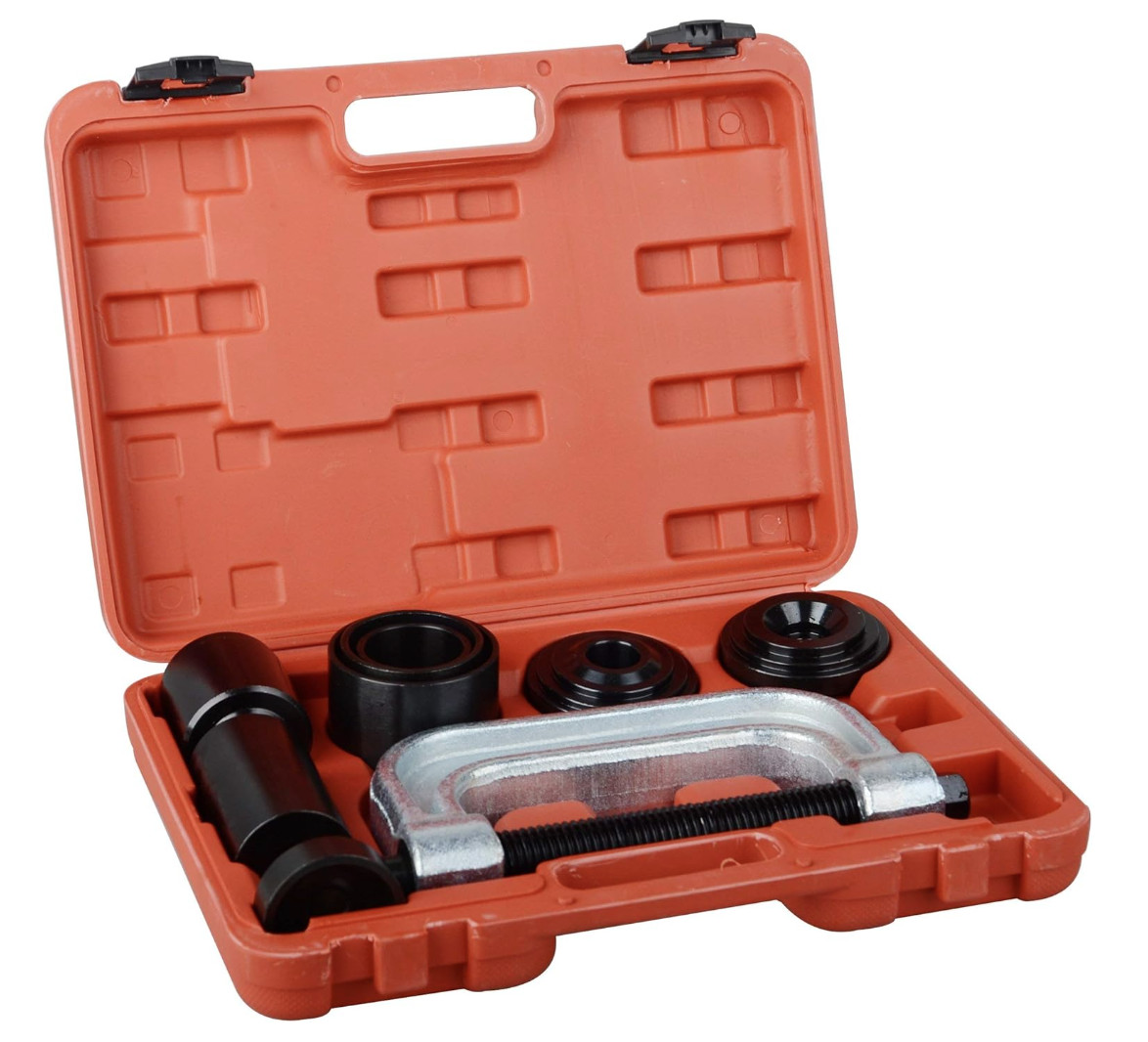 Heavy Duty 4 in 1 Ball Joint Press & U Joint Removal Tool Kit with 4×4 Adapters