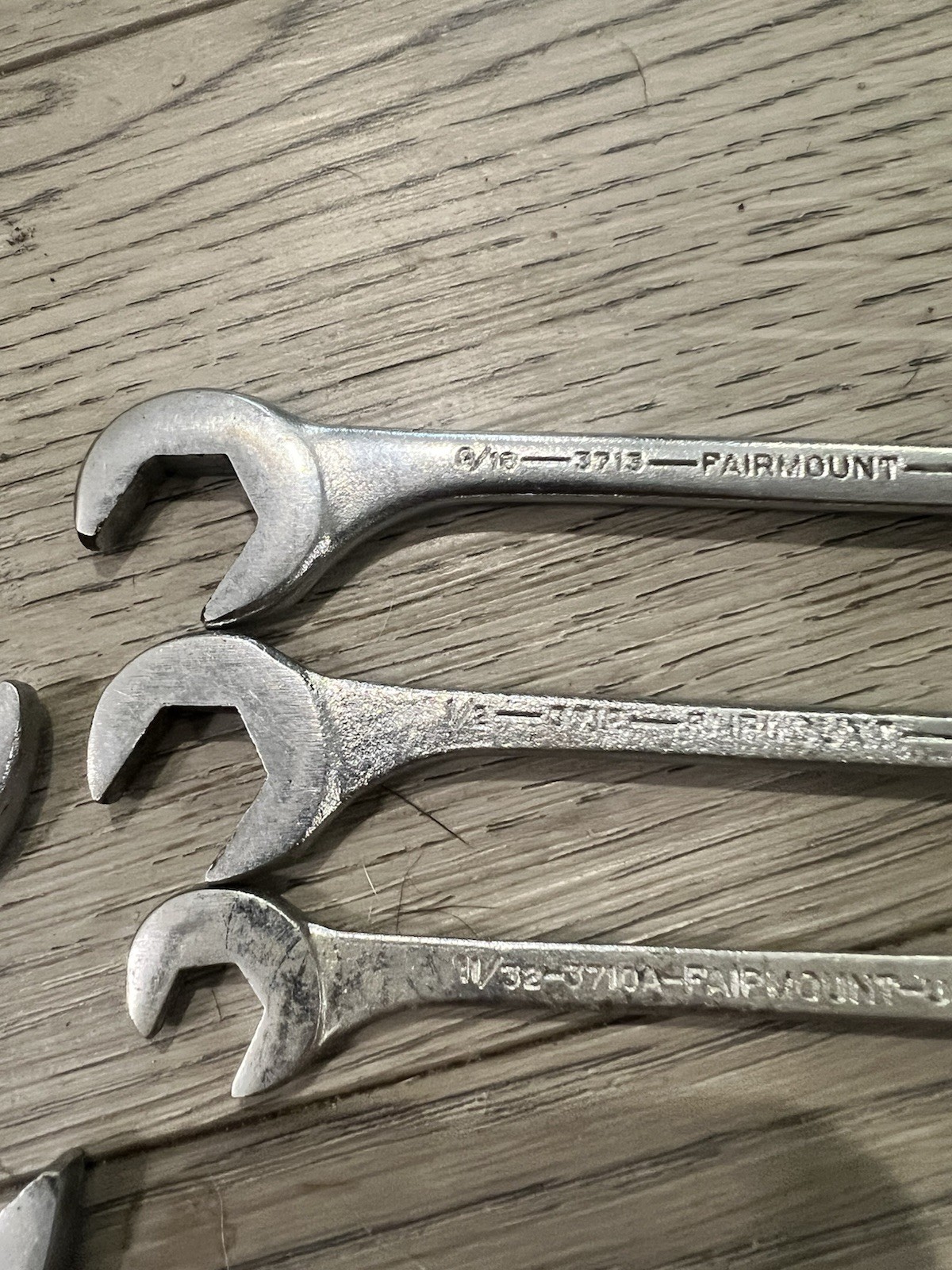 Fairmount USA 10pcs Four 4 Way Angle Open End Wrenches, 2 Open Ended