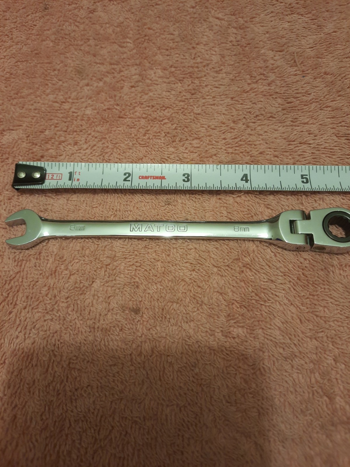 Matco Tools 8 Mm Flex Head Ratchet Combination Wrench