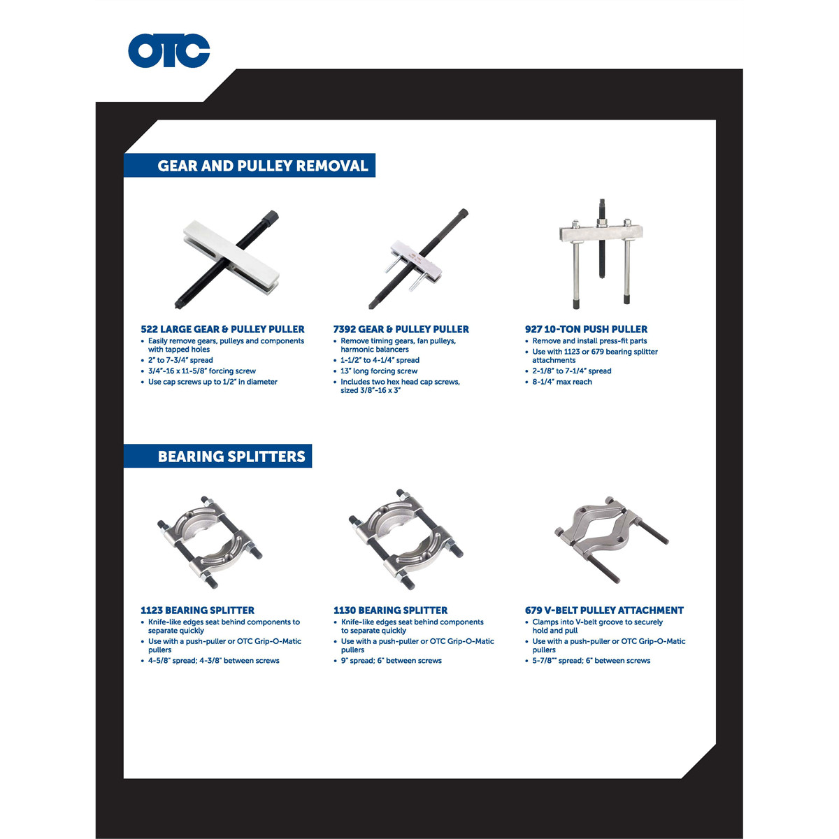 OTC Tools 522 Large Gear & Pulley Puller