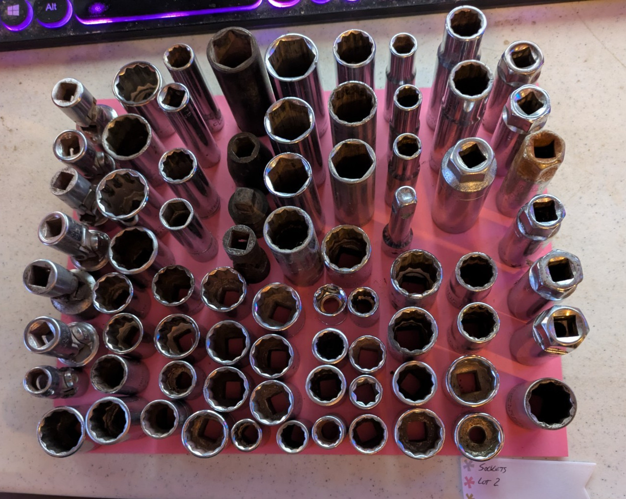 Lot of 72 Sockets (Lot B)