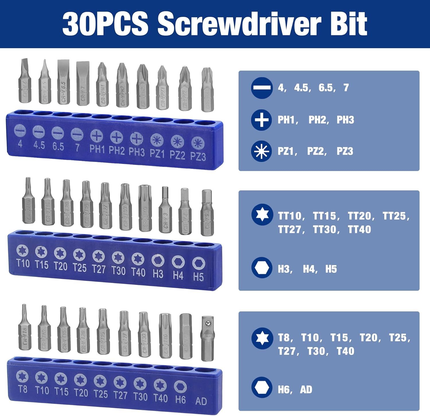 WORKPRO 42 PCS 1/4″ Dr. Master Socket Set Metric with Dual Blue, Red, Silver