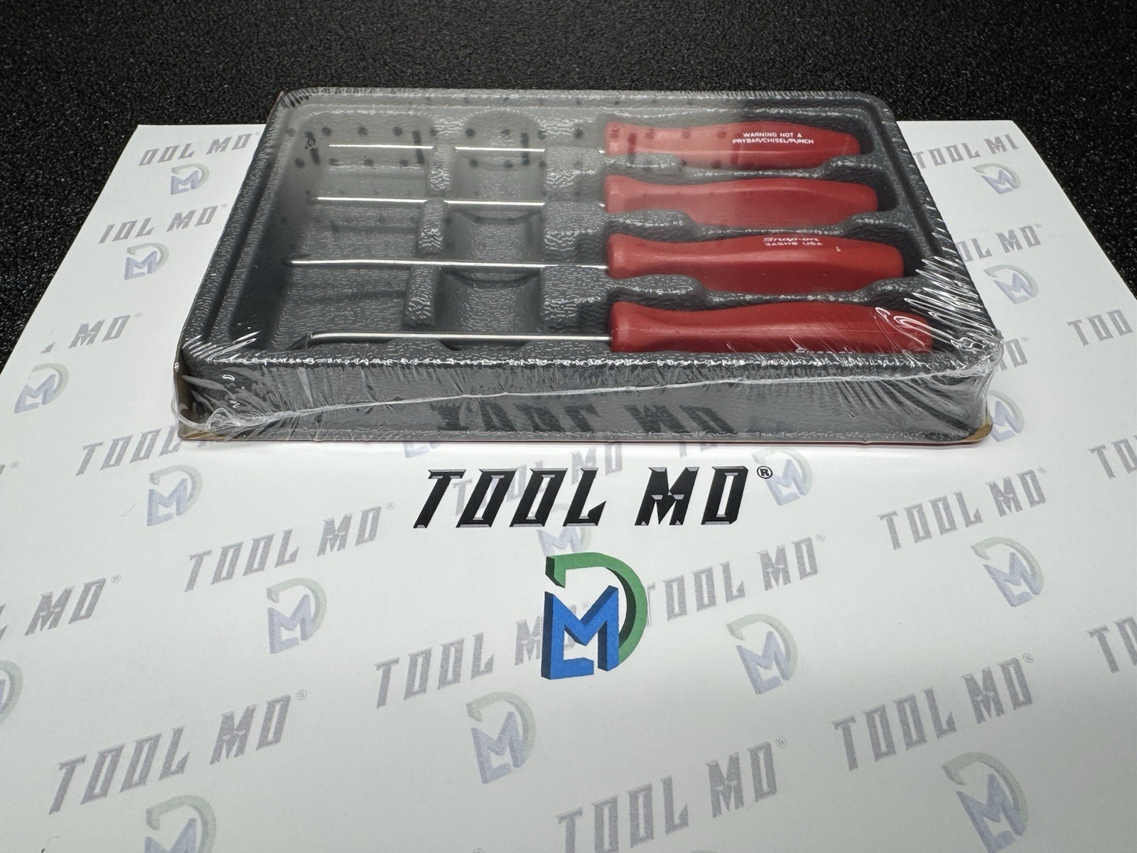 Snap-on Tools USA NEW 4-Piece RED Mini Hard Handle Awl Hook Pick Set ASA204B