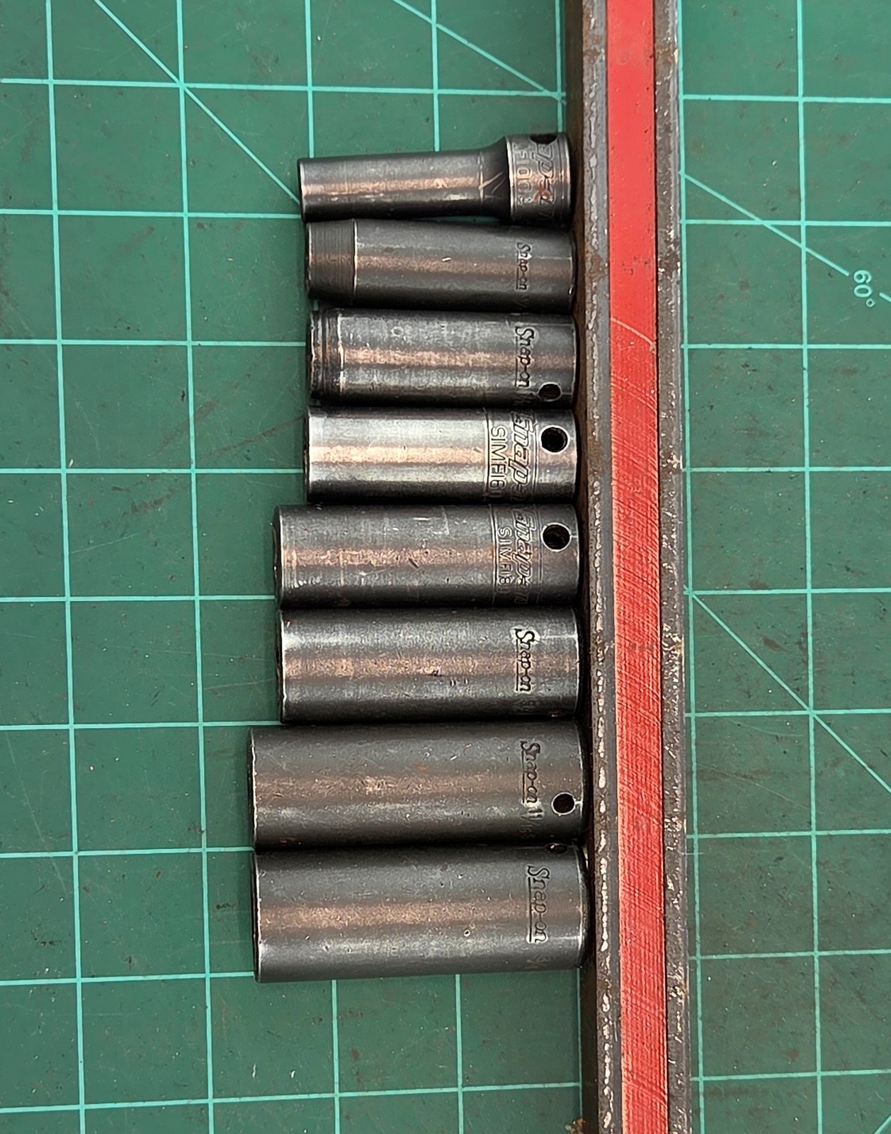 Snap On Tools 3/8″ Drive SIMF Deep Impact Socket Set 5/16″ – 3/4″ SAE 8 pcs