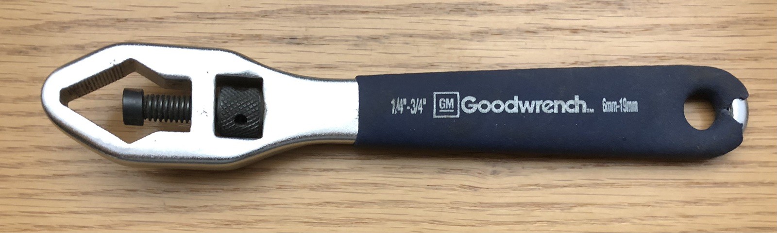 GM Goodwrench NO.16907 1/4″-3/4″; 6MM-19MM TOOL Adjustable Wrench