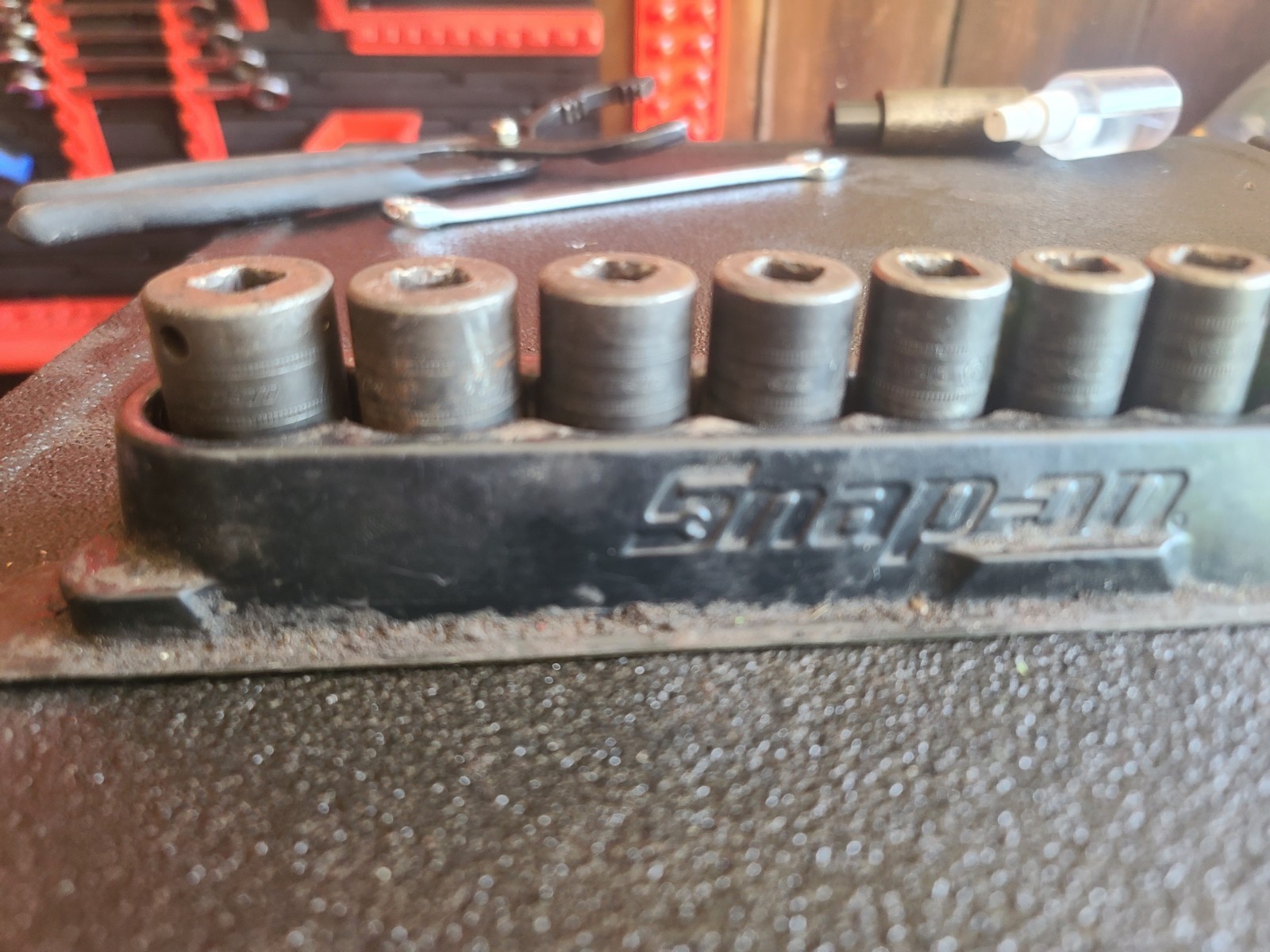 Snap On 12pc Metric Semi Deep Impact Socket Set 8-19mm