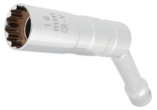 Performance Tool W80543 12 Point Mag Spark Plug Socket – 3/8″ Drive, 16 mm Size,