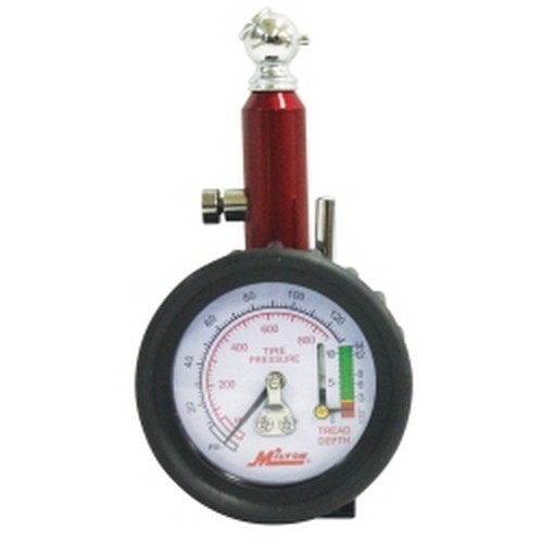 Milton S-934 Dial Tire Gauge, 0-120 PSI – 2 lb increments