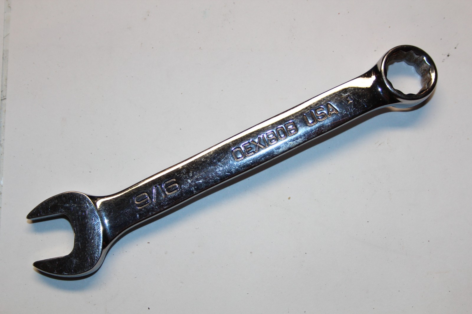 SNAP-ON TOOLS 9/16″ 12-Point SAE Short Combination Wrench OEX180B USA