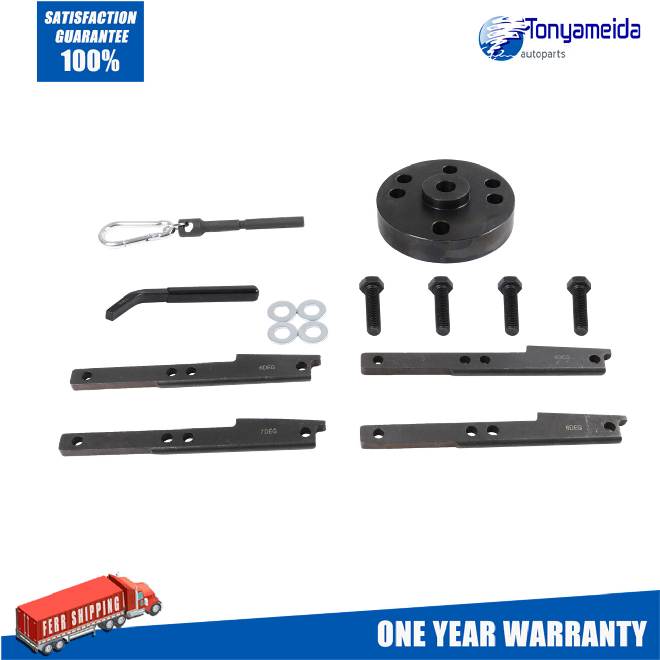 3163021 3163069 3163530 Cummins ISX QSX Timing Injector Cam Gear Puller Tool Kit