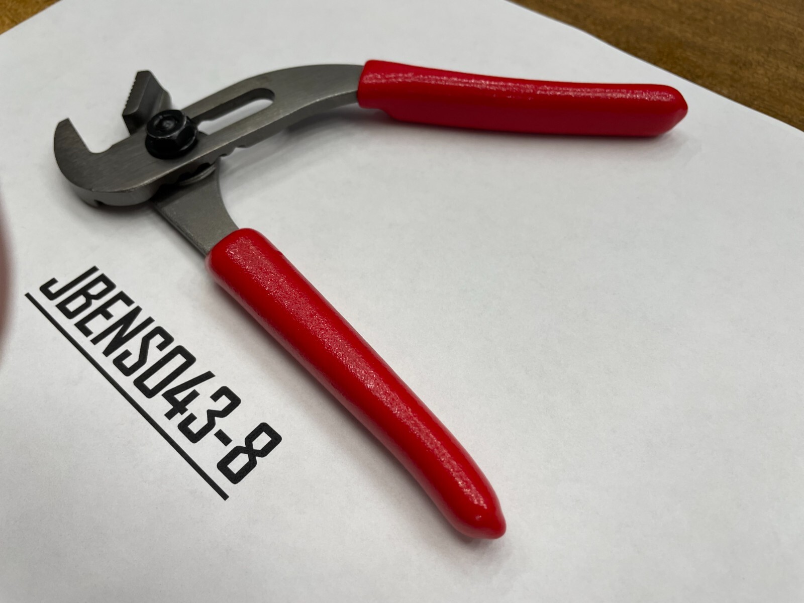 Snap-on Tools NEW RED 5″ Soft Grip Adjustable Joint Pliers AWP45
