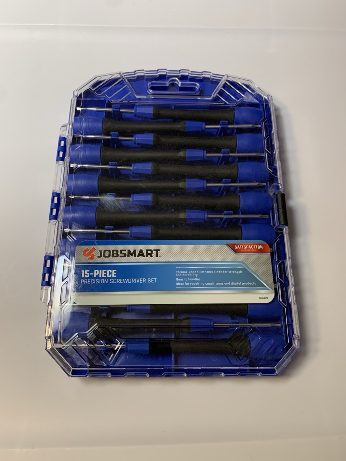 New JOBSMART 15 pc. Precision Screwdriver Set