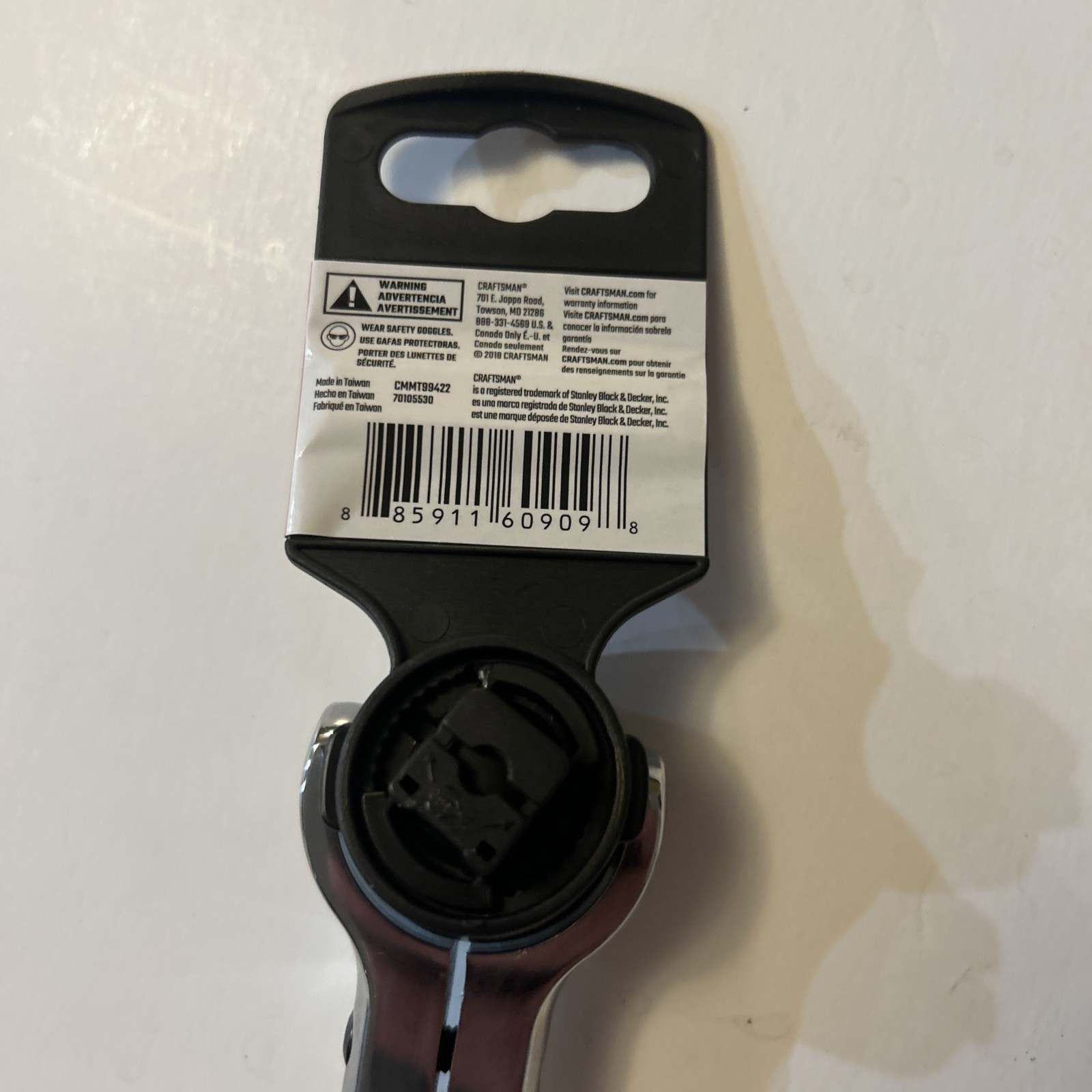 CRAFTSMAN 72-Tooth 3/8-in Drive Rotating Head Ratchet Swivel Head CMMT99422