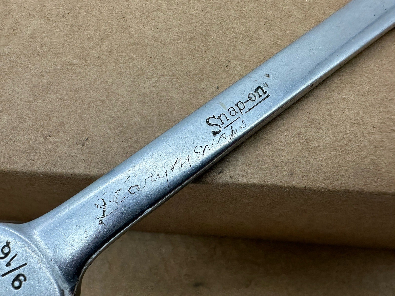 Snap On Tools OEX-180 12 Point Short 9/16″ Combination Wrench Vintage Made USA