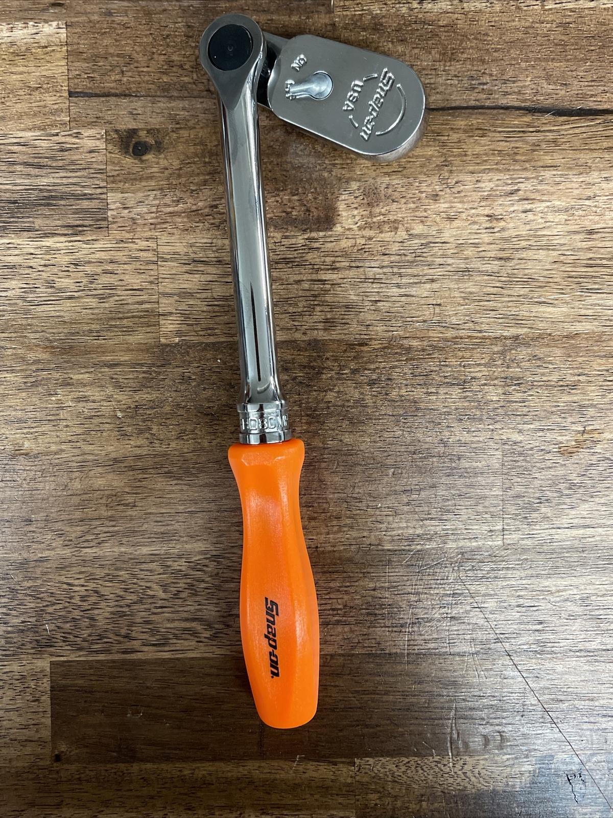*NEW* Snap On Tools FHD80MP 3/8″ Indexing Head ORANGE Hard Handle Ratchet