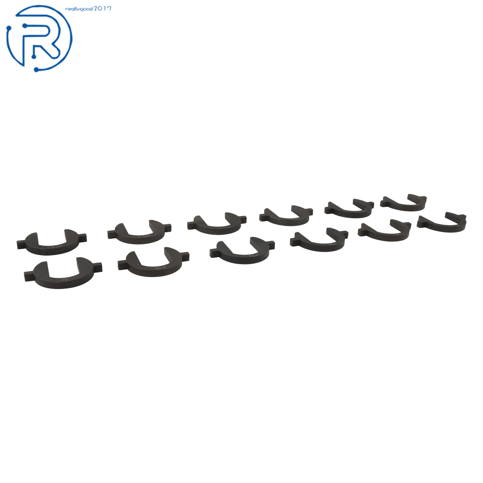 13PC Inner Tie Rod Removal Tool Kit with 12 SAE & Metric Crowfoot Adapters Steel
